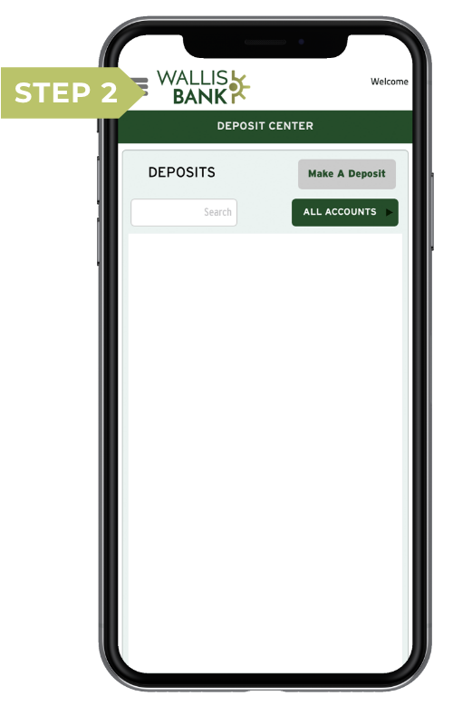 Mobile Deposit Wallis Bank